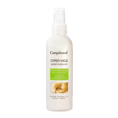 Spray-caring for hair Compliment, for thin, weakened and dyed hair, 200 ml