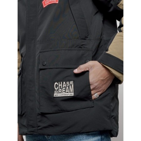 Male Winter jacket, size 52, black color-6