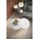 Journal table "Reed Gold 530", 550 × 550 × 550 mm, color white marble