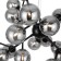 Suspension lamp Maytoni Mod545PL-24B, 24XG9, 28W, 65x65x146.5 cm, Black color