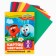 Cardboard color, A4, 8 sheets, 8 colors, non -unilateral, in a folder, 220 g/m², Smeshariki