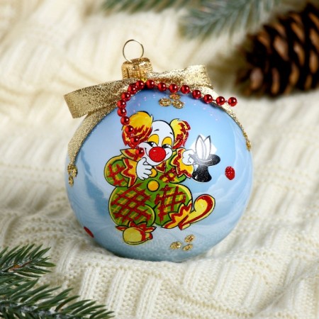 Clown ball d-7.5 cm, mix-1