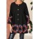 Female coat, size 42, black color