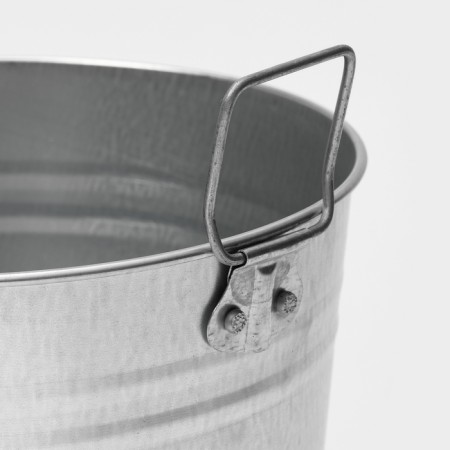 Vazon galvanized with handles, 7 l, h = 29 cm, GOST-3