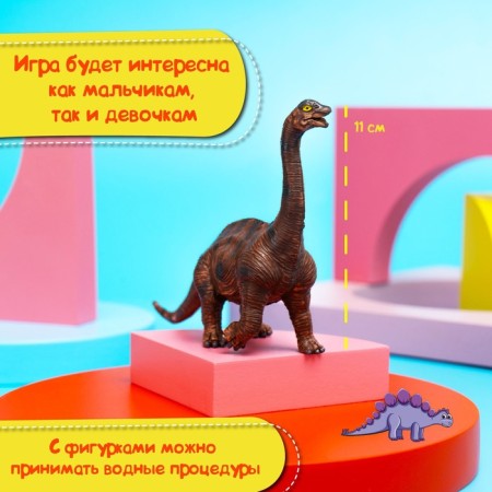 Dynosauri set "Jurassic period", 6 figures-4