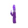 Vibrator with a clitoral stimulator Toyfa A-Toys, TPR, purple color, 22 cm