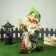 Garden figure "Dwarf with a duck" 18x24x49cm