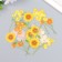 Set of stickers "Flowers. Sunny yellow" 30 pcs 8.5x11 cm