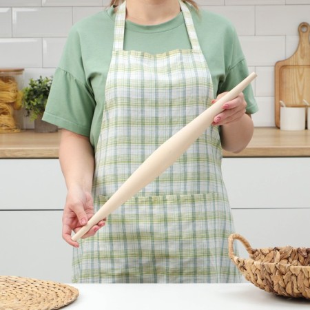 The rolling pin of the “spindle”, length 50 cm, larger D = 4.3 cm, smaller d = 1 cm, birch-2