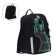 School backpack Grizzly "Dino", 38 x 29 x 17.5 cm, ergonomic back, black/green