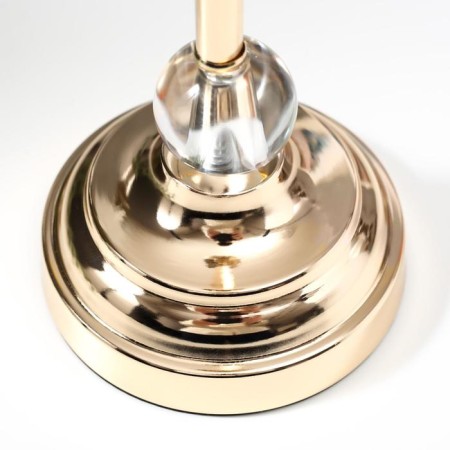 Summary metal per 1 candle "Transparency" gold 36x12x12 cm-4