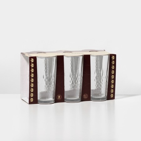 A set of high glass glasses "Geometry", 230 ml, 6 pcs-4