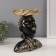 Souvenir Polystone stand "Girl with a gold leaf on her head" 10.5x22x23.5 cm