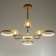 Mirbis chandelier 6XLED 4000K 30W 3xg9 gold 75x75x59cm Bayerlux