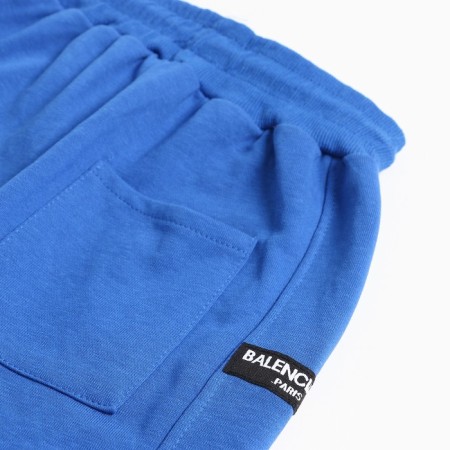 Sports pants for boys, blue color, height 80-86 cm-5