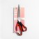 Scissors are universal, mowed blade, 26.5 cm, black/red color