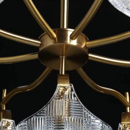 Contec chandelier, size 86x50x86 cm, 540W 9xe14 IP 20-9