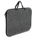 Folder with handles Textile A4, 350 x 270 x 20 mm, "Office", nylon 600D, linen, gray, pm/1
