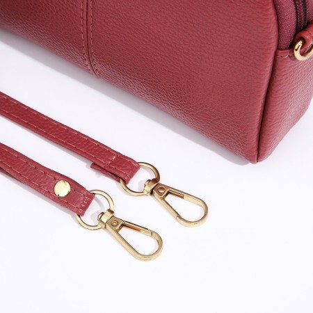 Bag Cross-Bodi with a zipper, pink color-6