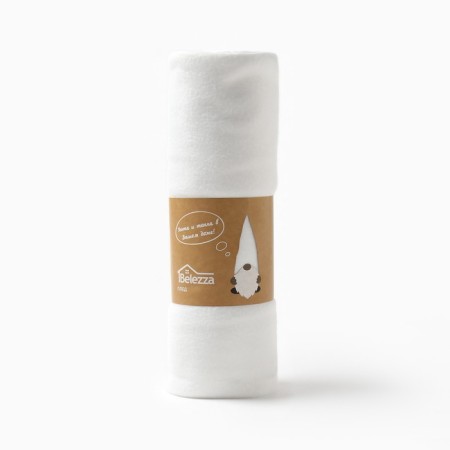 Basic Gnomes 130x170cm, White, fleece 160g/m, PE100%-4