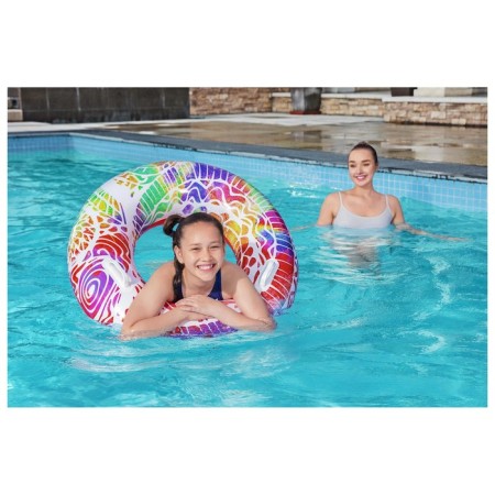 Circle for swimming "Summer", D = 91 cm, from 10 years, color mix, 36084 Bestway-3