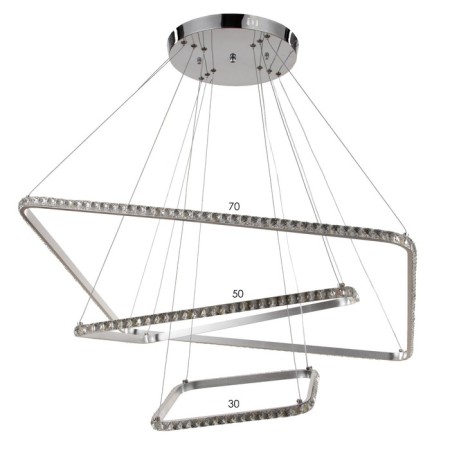 Bayerlux 59913/3 LED 114W 4000K silver 71x71x2-82 cm-3