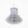New Year. Children's dress with sequins KAFTAN, p. 36 (134-140), gray