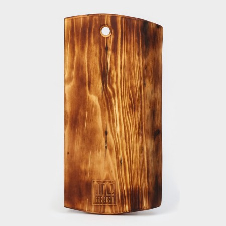 Groot board in firing with a bloodstream Wild Kitchen, 50 × 20-25 × 2.5 cm, a single cedar array-12