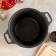 Pan Granit Ultra, 8 l, d = 30 cm, h = 25 cm, glass cover, anti -stick coating, brown color