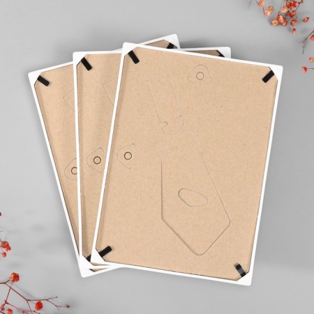 Set of photo frames plastic L-3 15x21 cm (3 pcs.), White-2