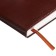 Dated diary 2025, A5 168 sheets, Devente. Saltos, soft leatherette cover, perforation, liesse, block 70, brown