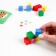 Board game "Funny Cubes" with wooden investments