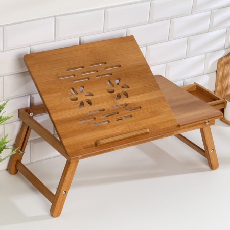 A folding laptop, 30x50 cm, wood-10