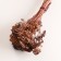 Set of dried flowers "yarrow" length 60 cm +/- 5cm, brown