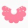 Soft collar for animals felt felt, pink cent, size S