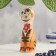 Souvenir "Cat cut", red, 9 cm, gzhel