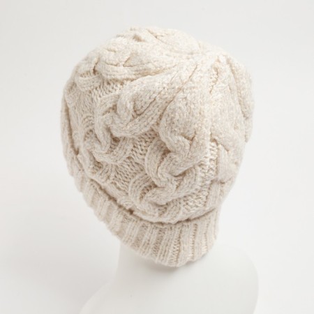 Female hat, white color, size 56-58-1