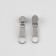 Galanterery Castle for Lightning "Spiral", No. 3, without a stopper, 10 pcs, Nickel color
