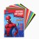Cardboard color, A4, 10 sheets, 10 colors, non-unilateral, in folder, 220 g/m², Spider-Man
