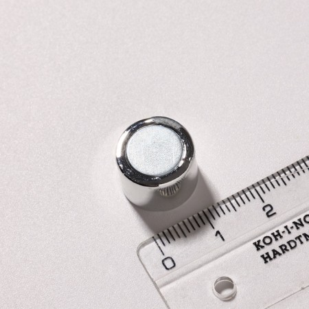Magnetic lock lock, l = 20 mm, d (internal) = 12 mm, (set 2 pcs.), Silver color-4