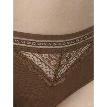 Female cowards, size 48, chocolate color-1
