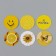 Stick Paper "Yellow" d = 2.5 cm 252 pcs in roll