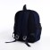 Baby backpack on lightning, 3 outer pockets, blue color