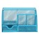Chancellery trifle stand 7 departments, metal mesh, blue