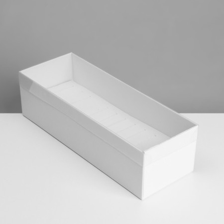 Stand for jewelry "Casket" 13 seats, 24.5 × 9 × 7 cm, white color-4