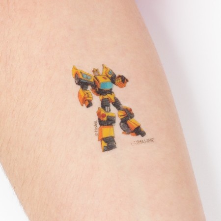 Set of children's tattoos Transformers Transformation-1