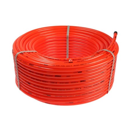 Pipe made of stitched polyethylene "STM" PEXB, D = 16x2 mm, Bay 100 m, with oxygen barrier EVOH