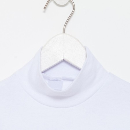 Baby turtleneck, white color, height 104 cm-6