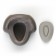 Pot children's Amarobaby Ergonomic, with a lid, color gray color