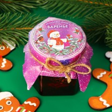 Snowman jam from a pine cone, 100 ml